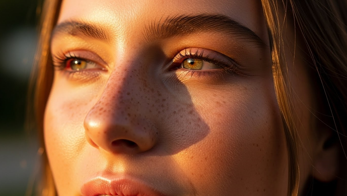 Sun-Kissed Freckles Glow