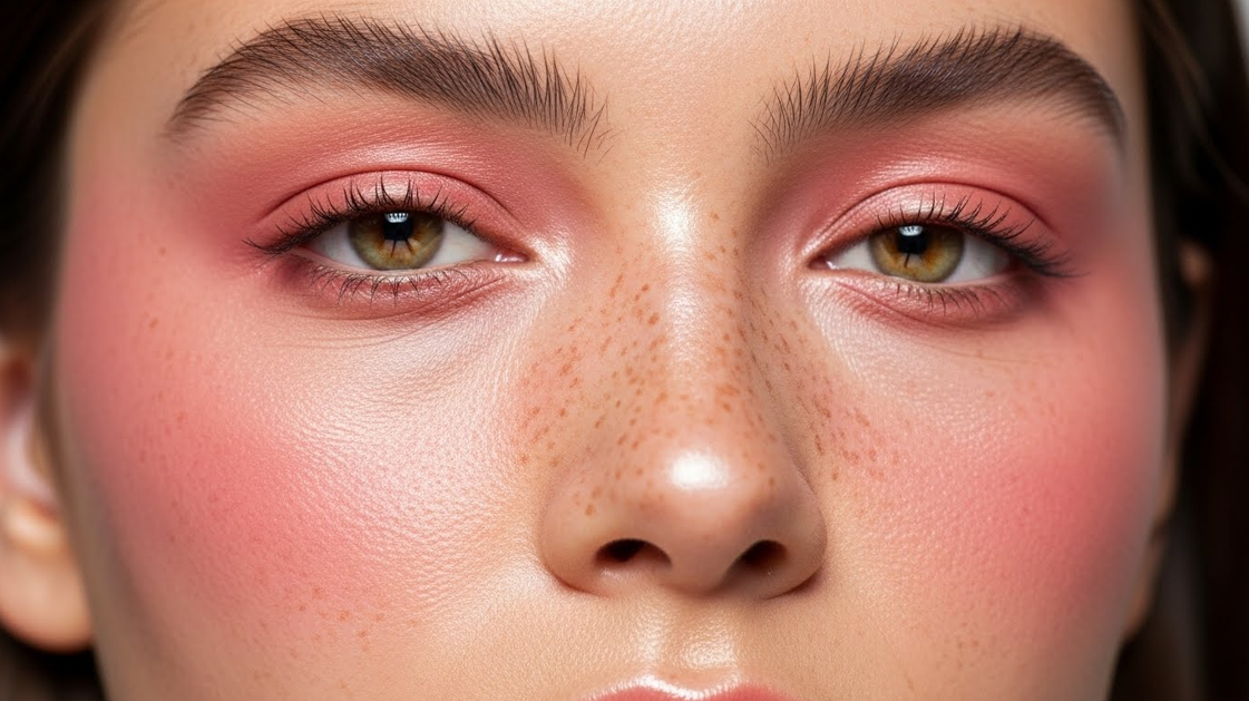  Freckled Blush Draping Look