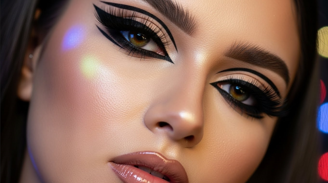 Double-Wing Holiday Eyeliner