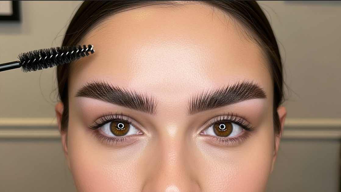 Step 1: Brush Your Brows Upward