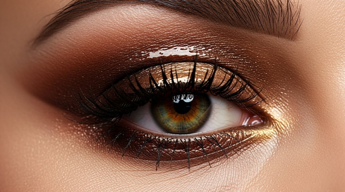  Brown Glossy Eyeshadow