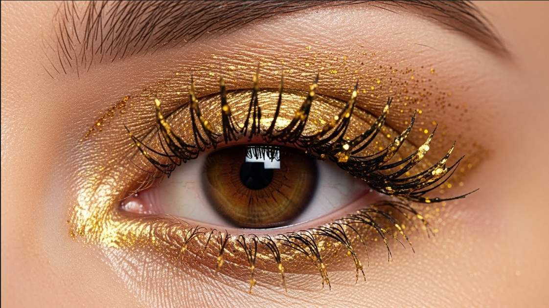 Gold Glossy Lids
