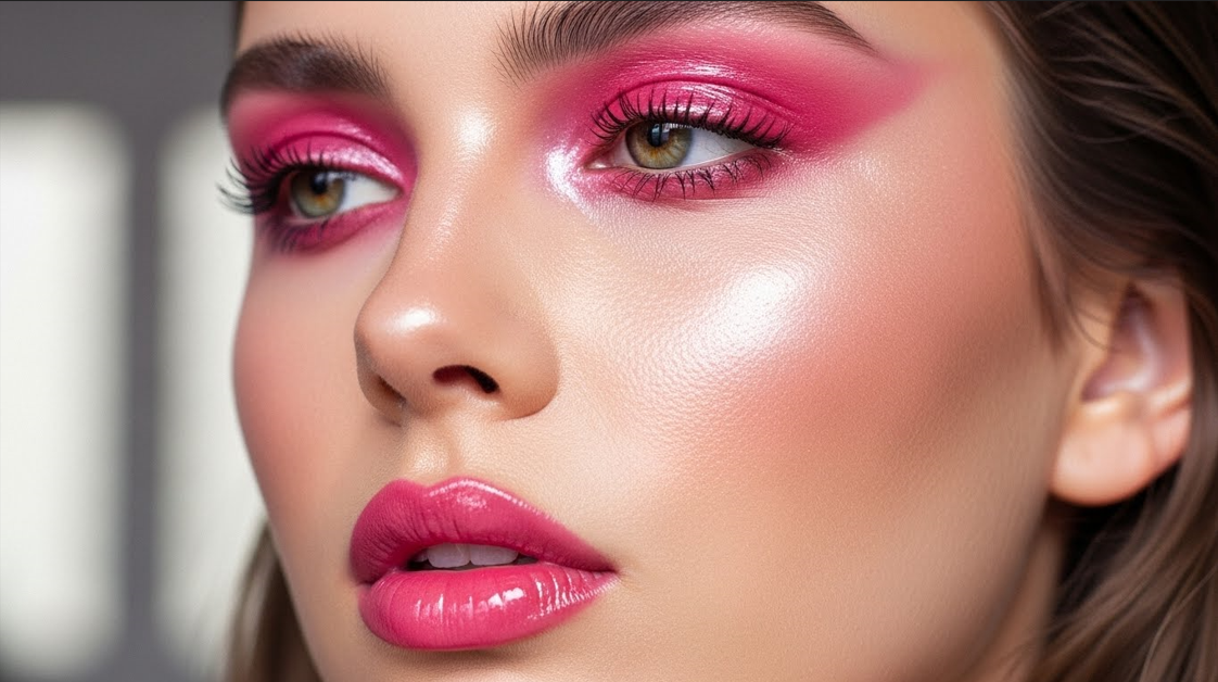 lg3 Pink Glossy Wet-Lid Glam