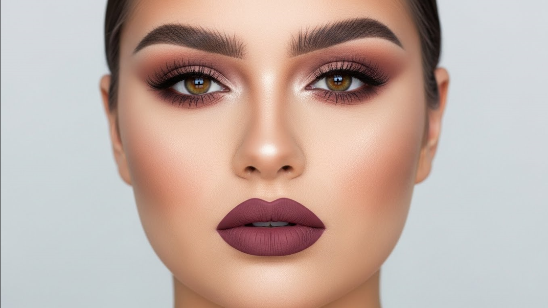 5. Hydrating Mauve Matte Lips