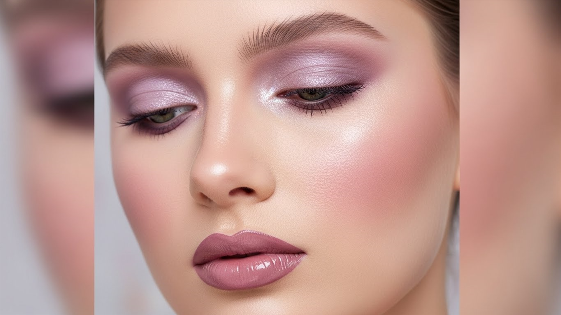 12. Mauve Pastel Dream Look
