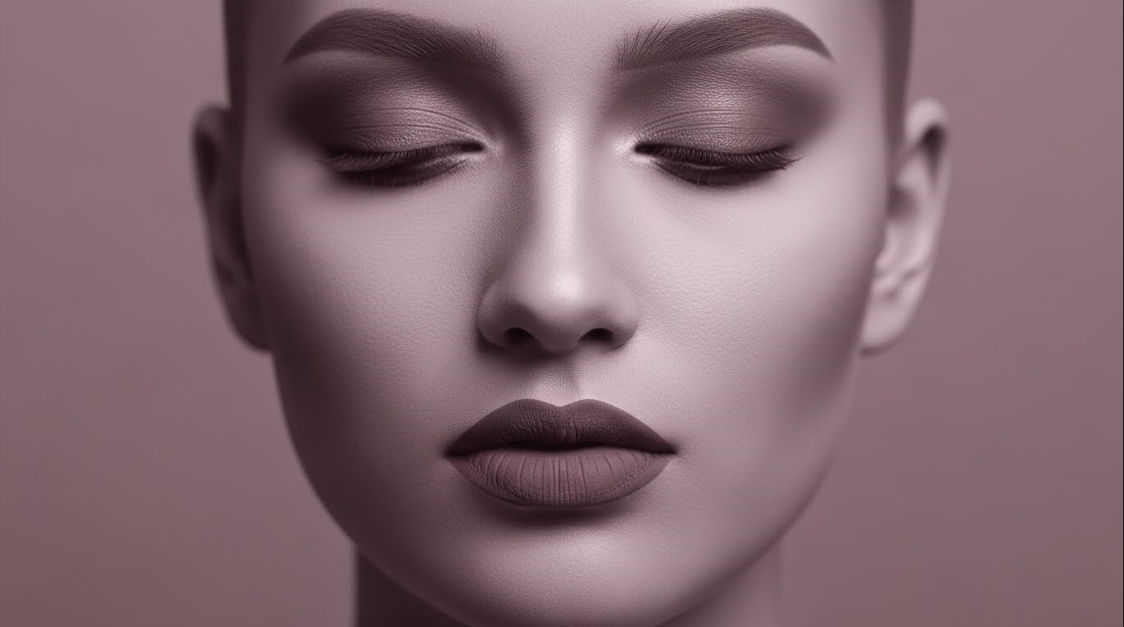 Matte Mauve Monochrome Glam