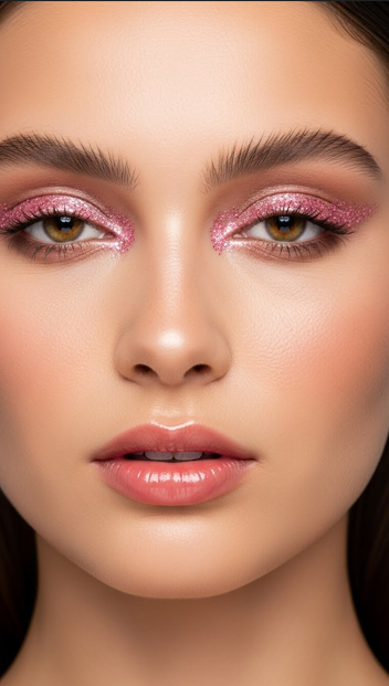 Rosy Inner Corner Sparkle