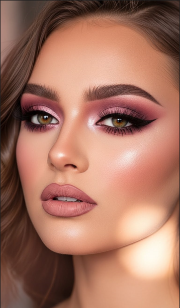 Champagne + Pink Glow Look