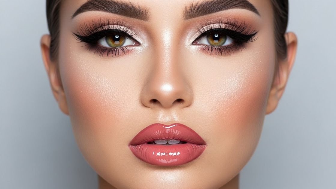 Nude Lips + Bold Lashes Celebrity Glam