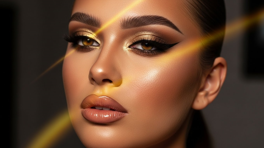 Golden Smokey Eye Glam