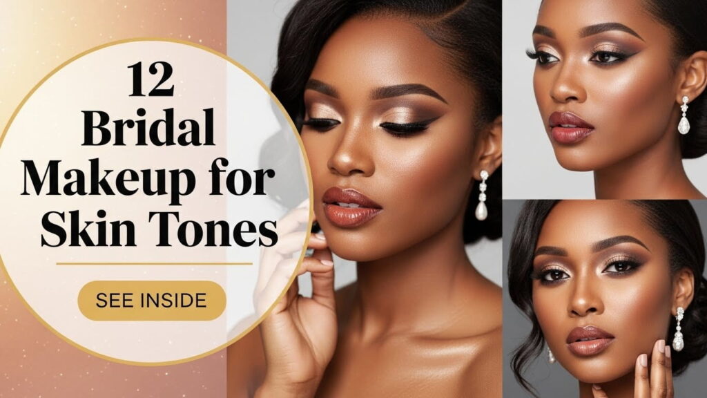bridal makeup for dark skin tone